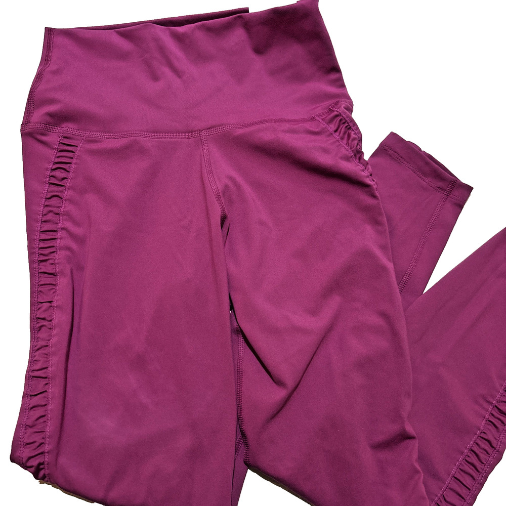 Nike Yoga tight high-rise 7/8 Length Berry Legging Women’s Small Dri-Fit